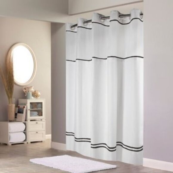 Hookless Monterey Shower Curtain, Multicolor, 71X74 - Picture 1 of 2